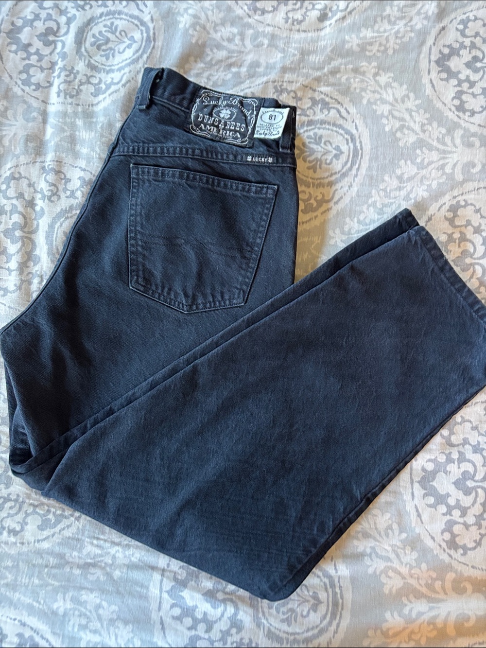 Lucky Brand Men's Black Straight Jeans